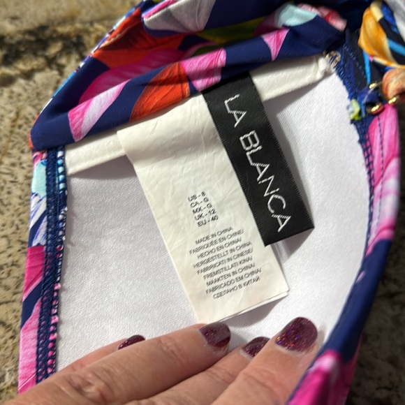 La Blanca 2-piece swimsuit size 8 like a new condition. - Picture 4 of 4